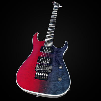 Cyclone P7 XS Red/Black finish, full body angled