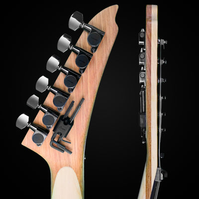 Cyclone P7 XS headstock, back and side
