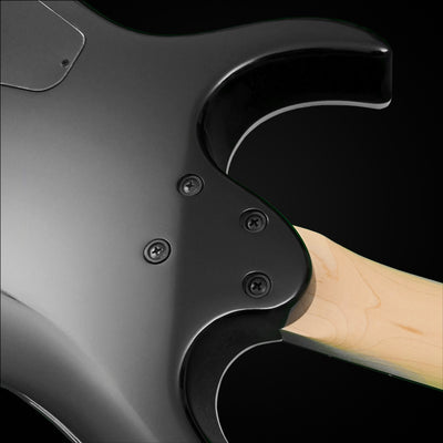 Tempest neck joint detail, Purple/Black